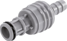 PP DN 6.4 Linktech Coupling Plug 9.5 mm Hose Pillar Double Shut-Off 50 Series