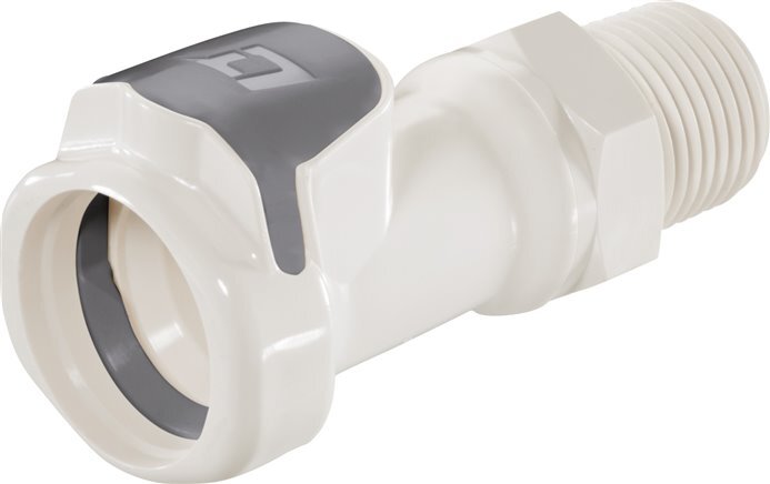 PSU DN 9.5 Linktech Coupling Socket 1/2 inch Male NPT Threads Double Shut-Off 60 Series