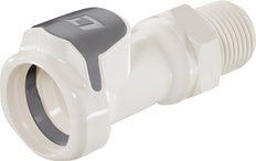 PSU DN 9.5 Linktech Coupling Socket 1/2 inch Male NPT Threads Double Shut-Off 60 Series