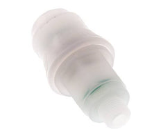 PVDF DN 5 Kupplungsmuffe G 1/8 Zoll Außengewinde