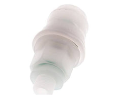PVDF DN 5 Kupplungsmuffe G 1/8 Zoll Außengewinde