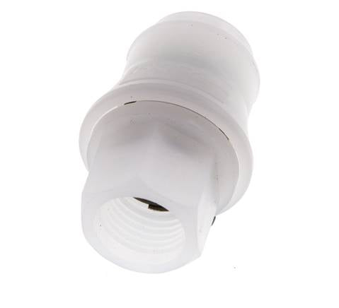 PVDF DN 5 Kupplungsmuffe G 1/4 Zoll Innengewinde