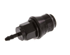 POM DN 5 Kupplungsmuffe 4 mm Schlauchpfeiler