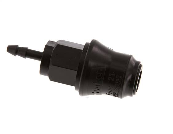 POM DN 5 Kupplungsmuffe 4 mm Schlauchpfeiler