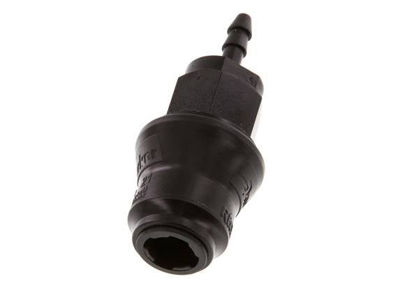 POM DN 5 Kupplungsmuffe 4 mm Schlauchpfeiler