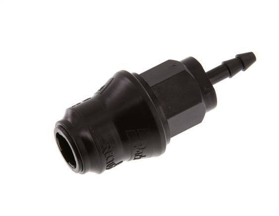 POM DN 5 Kupplungsmuffe 4 mm Schlauchpfeiler