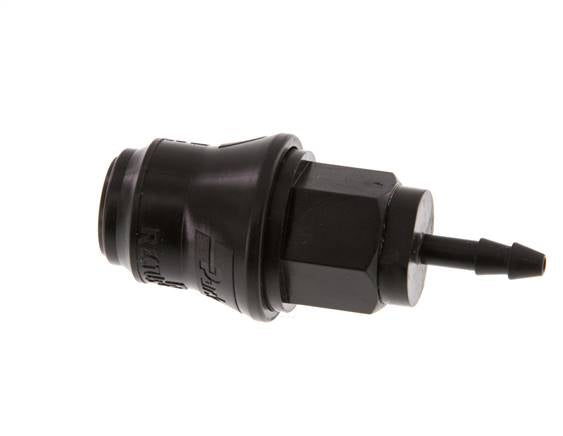POM DN 5 Kupplungsmuffe 4 mm Schlauchpfeiler
