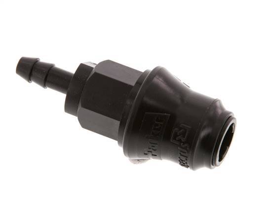 POM DN 5 Kupplungsmuffe 6 mm Schlauchpfeiler