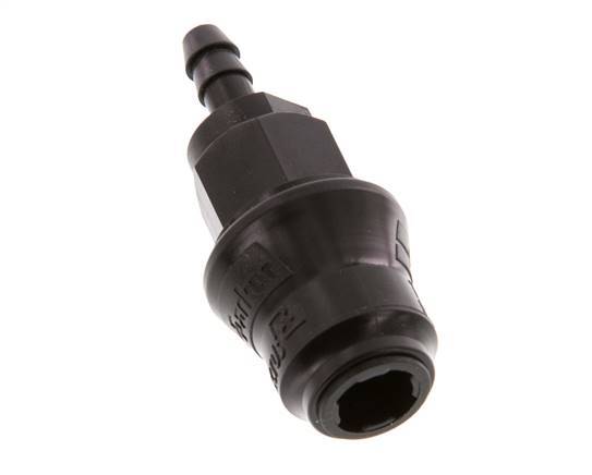 POM DN 5 Kupplungsmuffe 6 mm Schlauchpfeiler