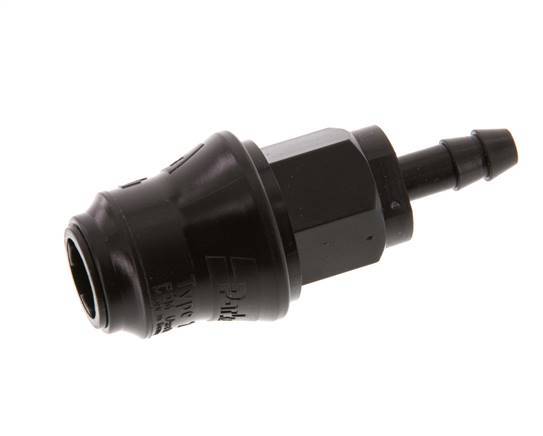 POM DN 5 Kupplungsmuffe 6 mm Schlauchpfeiler