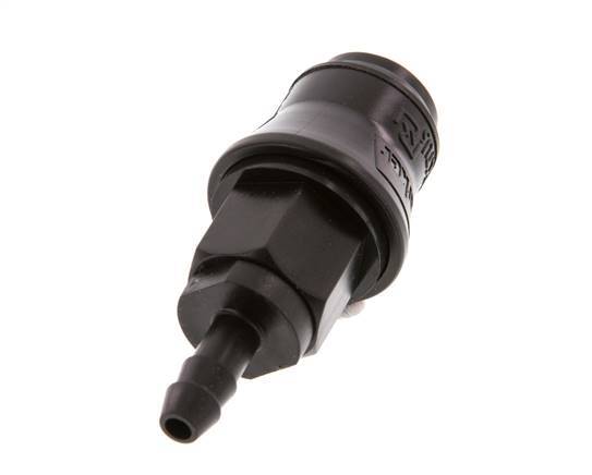 POM DN 5 Kupplungsmuffe 6 mm Schlauchpfeiler