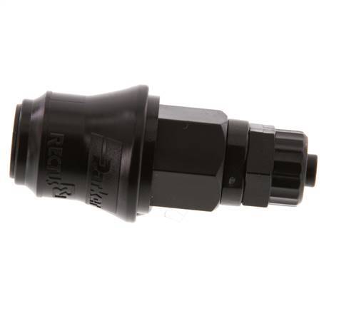 POM DN 5 Kupplungsmuffe 6x8 mm Überwurfmutter