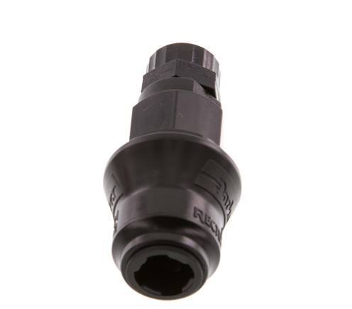 POM DN 5 Kupplungsmuffe 6x8 mm Überwurfmutter