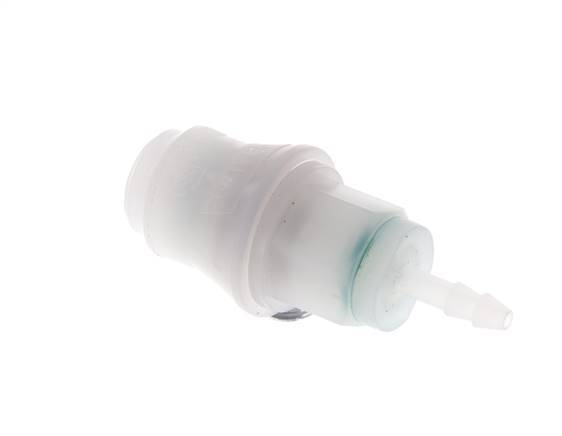 PVDF DN 5 Kupplungsmuffe 4 mm Schlauchpfeiler