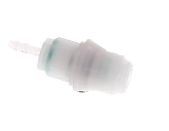 PVDF DN 5 Kupplungsmuffe 4 mm Schlauchpfeiler