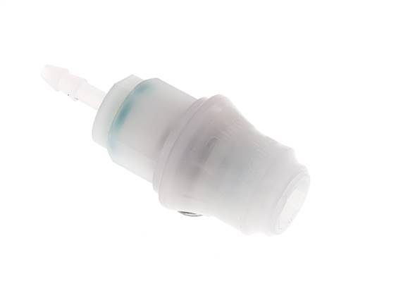 PVDF DN 5 Kupplungsmuffe 4 mm Schlauchpfeiler