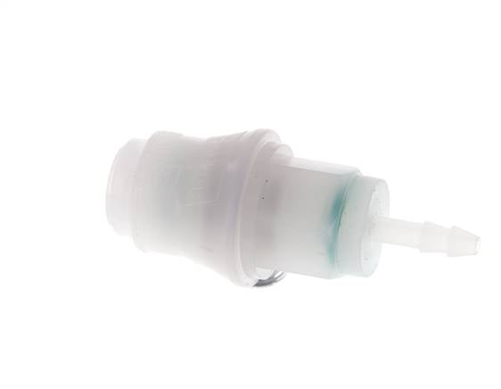 PVDF DN 5 Kupplungsmuffe 4 mm Schlauchpfeiler