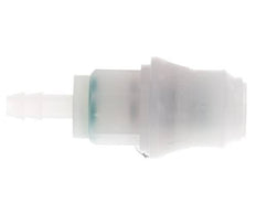 PVDF DN 5 Kupplungsmuffe 6 mm Schlauchpfeiler
