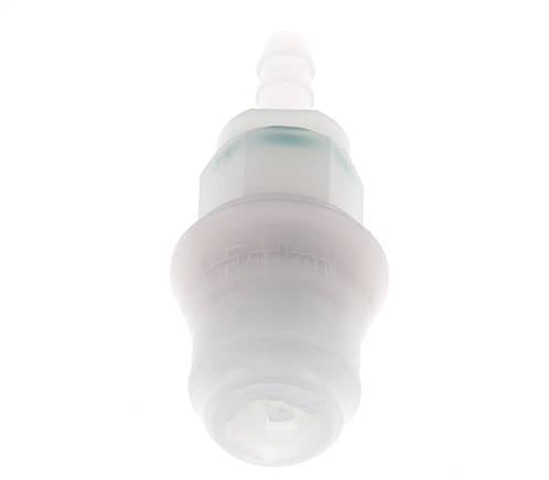 PVDF DN 5 Kupplungsmuffe 6 mm Schlauchpfeiler