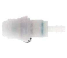 PVDF DN 5 Kupplungsmuffe 6 mm Schlauchpfeiler