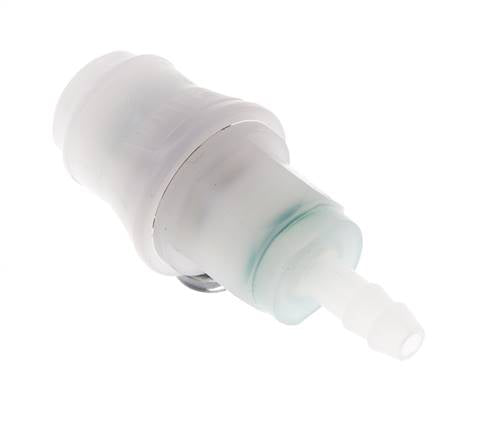 PVDF DN 5 Kupplungsmuffe 6 mm Schlauchpfeiler