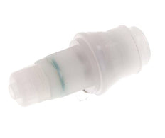 PVDF DN 5 Kupplungsmuffe 6x8 mm Überwurfmutter