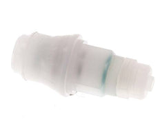 PVDF DN 5 Kupplungsmuffe 6x8 mm Überwurfmutter