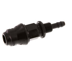POM DN 5 Kupplungsmuffe 6 mm Schlauchsäule Bulkhead