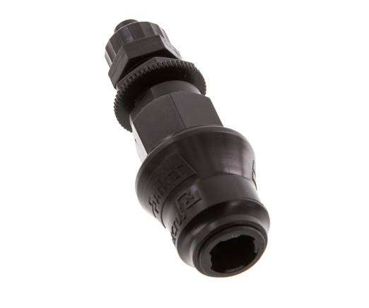 POM DN 5 Kupplungsmuffe 6x8 mm Überwurfmutter Bulkhead