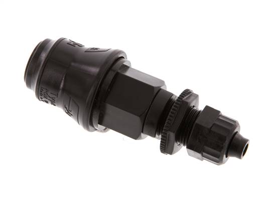 POM DN 5 Kupplungsmuffe 6x8 mm Überwurfmutter Bulkhead