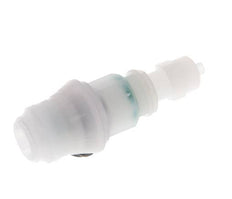 PVDF DN 5 Kupplungsmuffe 4x6 mm Überwurfmutter Bulkhead