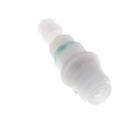 PVDF DN 5 Kupplungsmuffe 4x6 mm Überwurfmutter Bulkhead