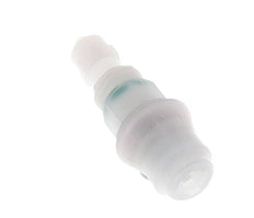 PVDF DN 5 Kupplungsmuffe 4x6 mm Überwurfmutter Bulkhead