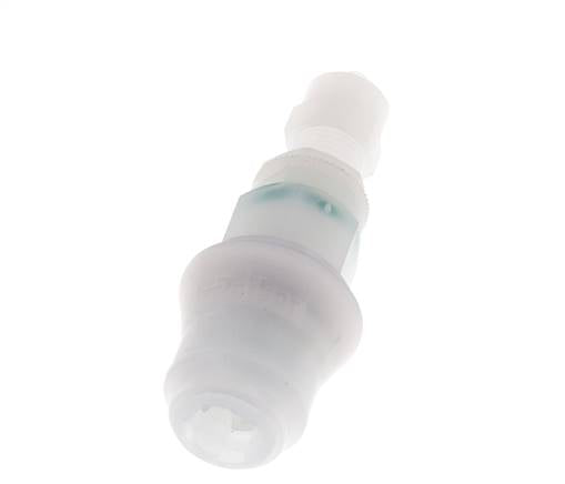 PVDF DN 5 Kupplungsmuffe 4x6 mm Überwurfmutter Bulkhead
