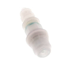PVDF DN 5 Coupling Socket 6x8 mm Union Nut Bulkhead