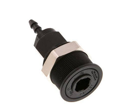 POM DN 5 Kupplungsmuffe 4 mm Schlauchsäule Pull-Off