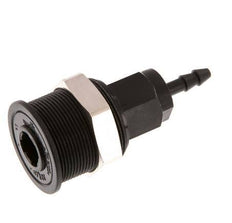 POM DN 5 Kupplungsmuffe 4 mm Schlauchsäule Pull-Off