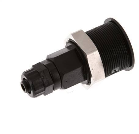 POM DN 5 Kupplungsmuffe 6x8 mm Überwurfmutter abziehbar