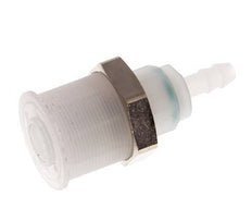 PVDF DN 5 Kupplungsmuffe 6 mm Schlauchsäule Pull-Off