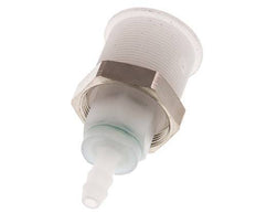 PVDF DN 5 Kupplungsmuffe 6 mm Schlauchsäule Pull-Off