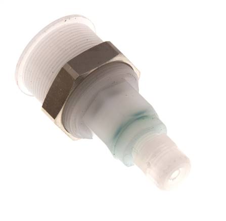 PVDF DN 5 Kupplungsmuffe 4x6 mm Überwurfmutter abziehbar