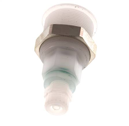 PVDF DN 5 Kupplungsmuffe 4 mm Schlauchsäule Pull-Off