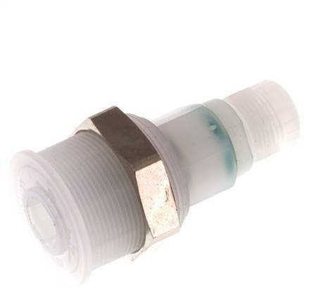 PVDF DN 5 Kupplungsmuffe 6x8 mm Überwurfmutter abziehbar