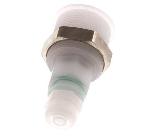 PVDF DN 5 Kupplungsmuffe 6x8 mm Überwurfmutter abziehbar
