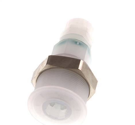 PVDF DN 5 Kupplungsmuffe 6x8 mm Überwurfmutter abziehbar