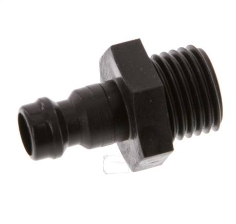 POM DN 5 Kupplungsstecker G 1/4 Zoll Außengewinde