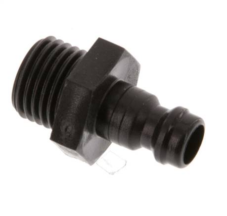 POM DN 5 Kupplungsstecker G 1/4 Zoll Außengewinde