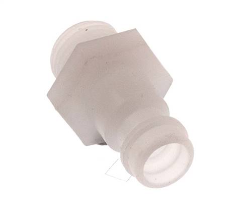 PVDF DN 5 Kupplungsstecker G 1/8 Zoll Außengewinde