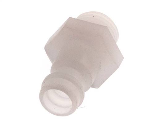 PVDF DN 5 Kupplungsstecker G 1/8 Zoll Außengewinde
