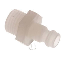 PVDF DN 5 Kupplungsstecker G 1/4 Zoll Außengewinde